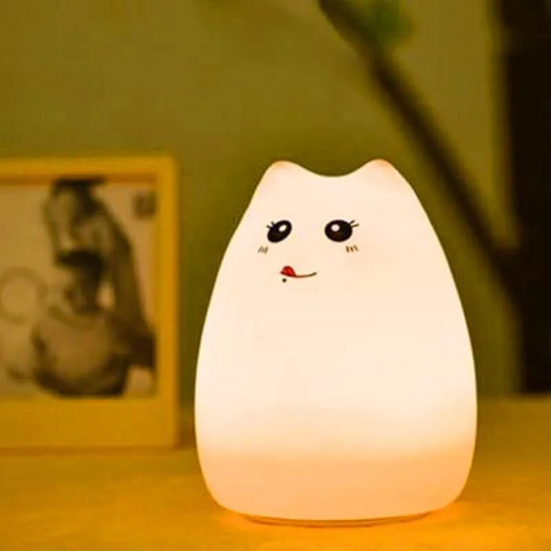 Cute Kitty Cat Touch Lamp for Bedroom Living Room