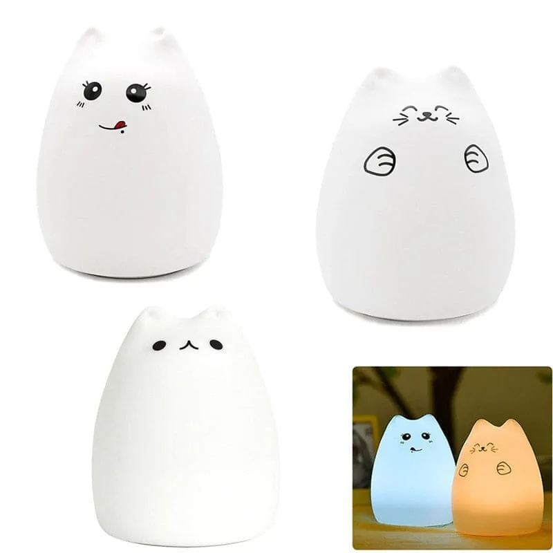 Cute Kitty Cat Touch Lamp for Bedroom Living Room