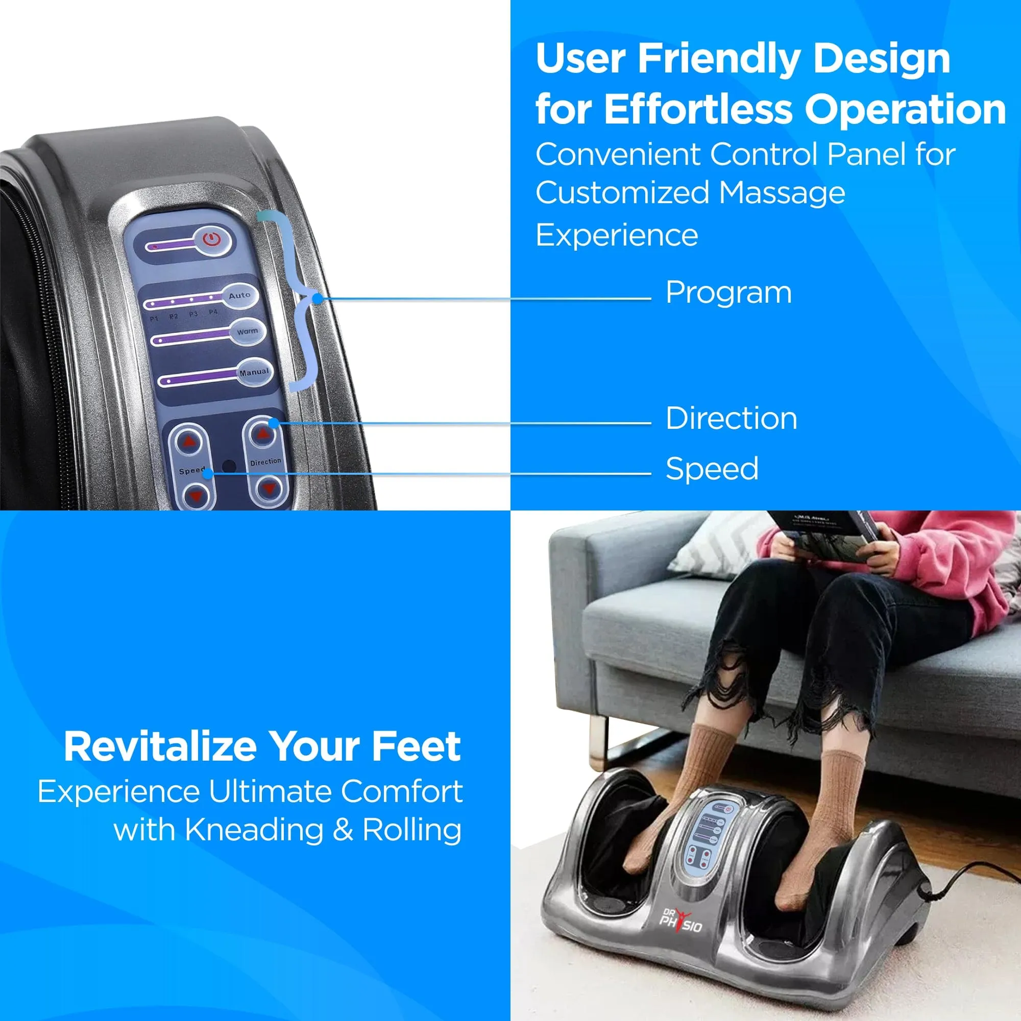 Dr Physio USA Foot and Calf Massager 1024