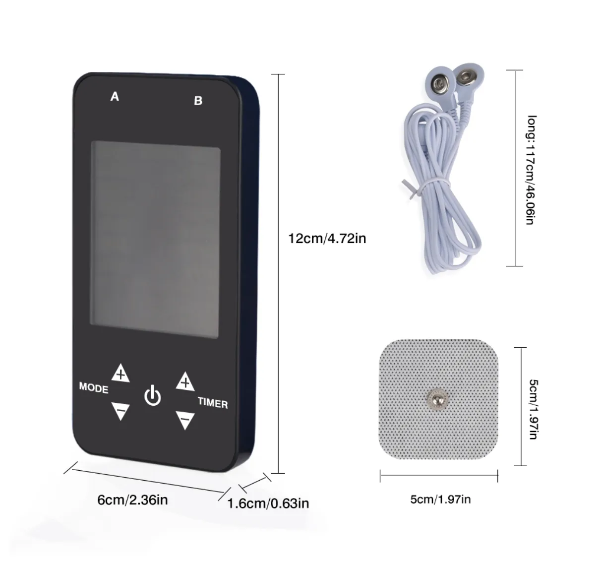 Electrical Nerve Stimulator Massager TENS Decrease LEG HIP BACK Pain 15 Modes