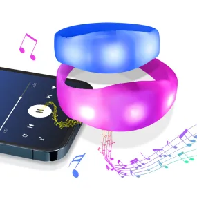 Factory Price Sound Activated LED Bracelets for Events