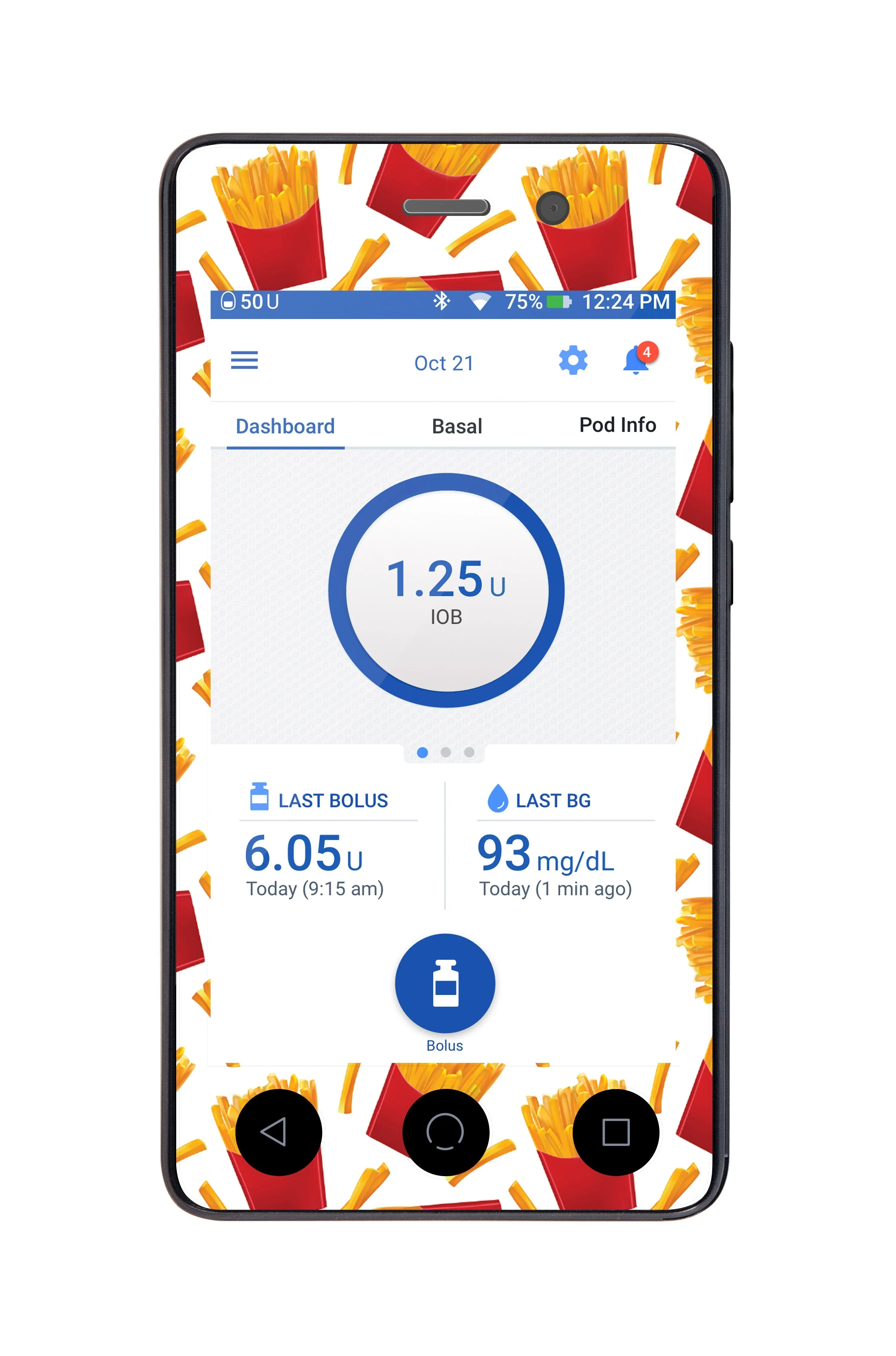 French Fries Omnipod DASH™
