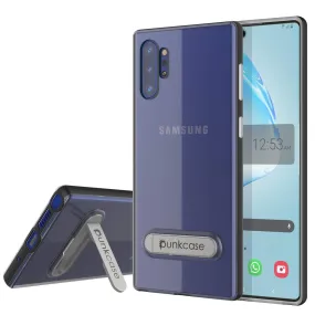 Galaxy Note 10  Plus Lucid 3.0 PunkCase Armor Cover w/Integrated Kickstand and Screen Protector [Black]