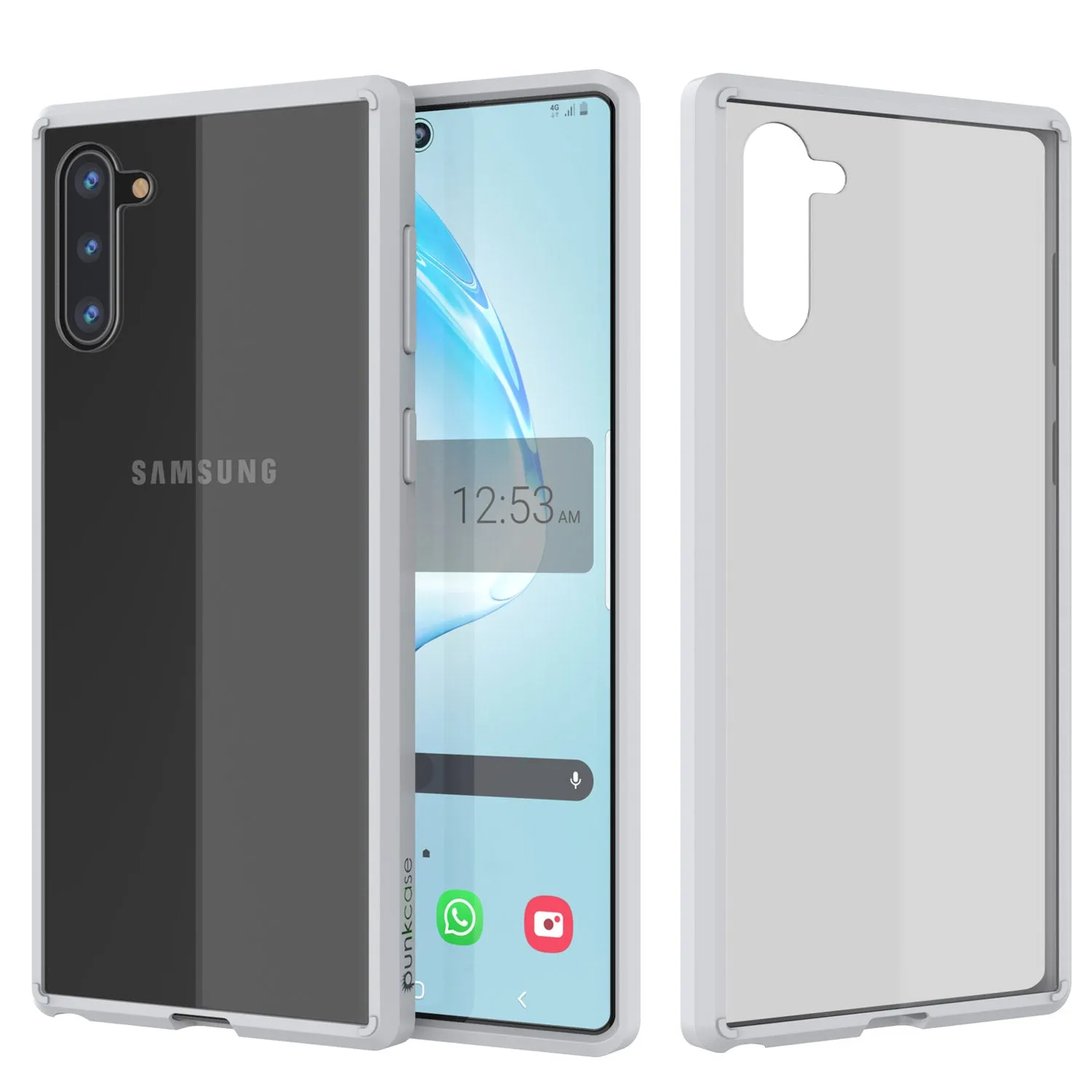 Galaxy Note 10 Punkcase Lucid-2.0 Series Slim Fit Armor White Case Cover