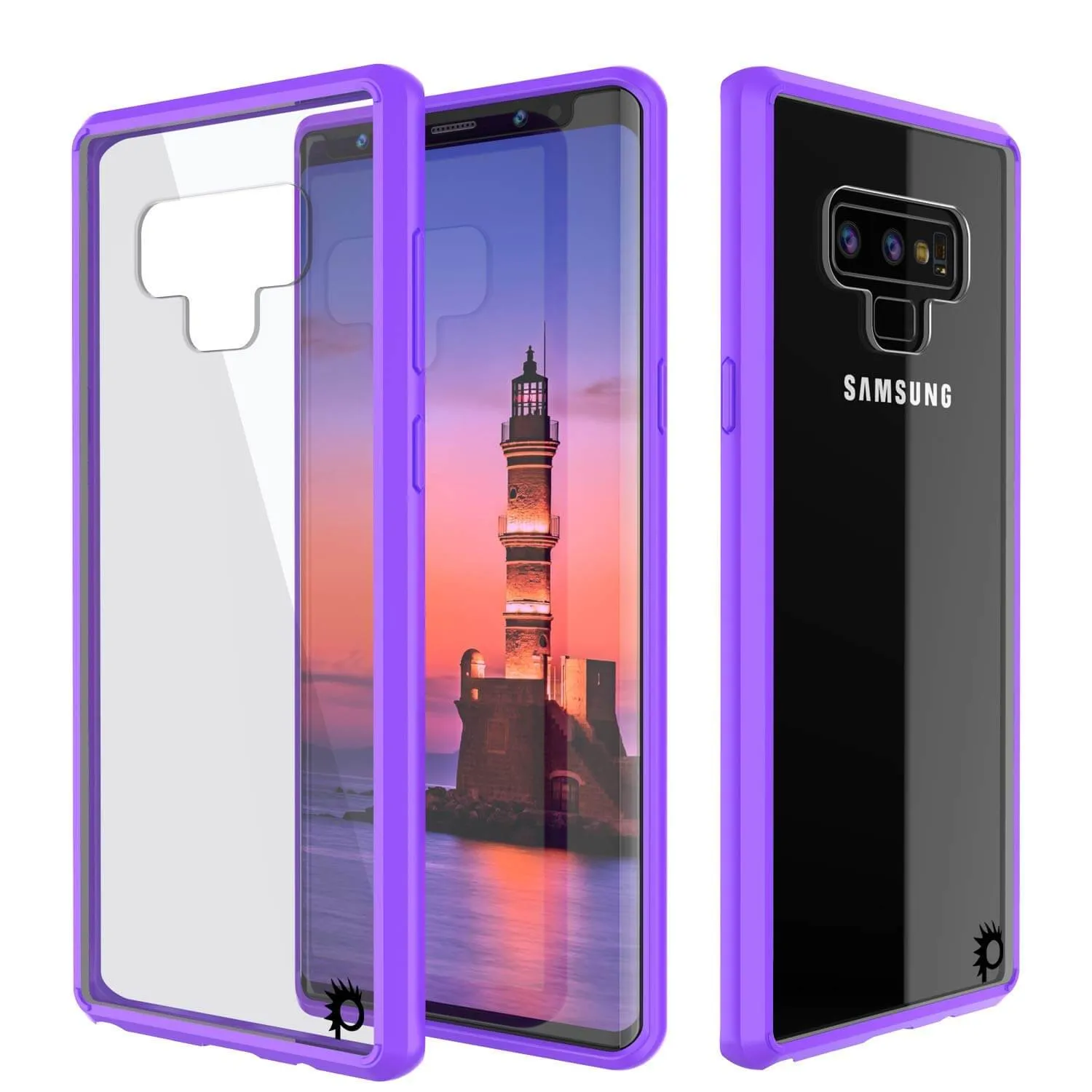 Galaxy Note 9 Punkcase Lucid-2.0 Series Slim Fit Armor Purple Case Cover