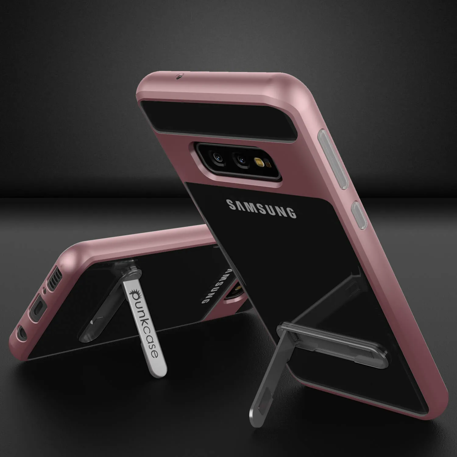 Galaxy S10e Case, PUNKcase [LUCID 3.0 Series] [Slim Fit] Armor Cover w/ Integrated Screen Protector [Rose Gold]