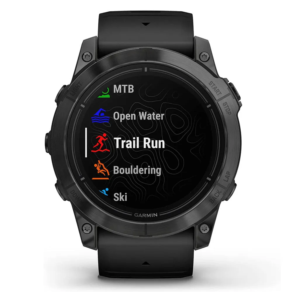 Garmin epix Pro (Gen 2) 51mm Black Advanced Training Technology Built-in Flashlight High Performance Smartwatch - 010-02804-20