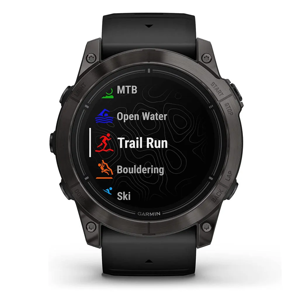Garmin epix Pro (Gen 2) Sapphire Edition 51mm Black Advanced Training Technology Built-in Flashlight High Performance Smartwatch - 010-02804-00