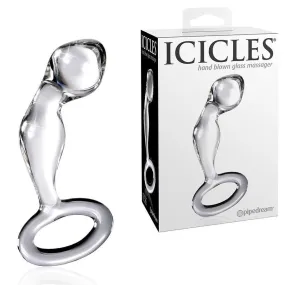 Glass Prostate Massager Icicles No. 46 Anal Stimulator for Men