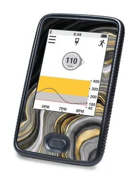 Gold Marble Designed for DEXCOM G6 Touchscreen Receiver