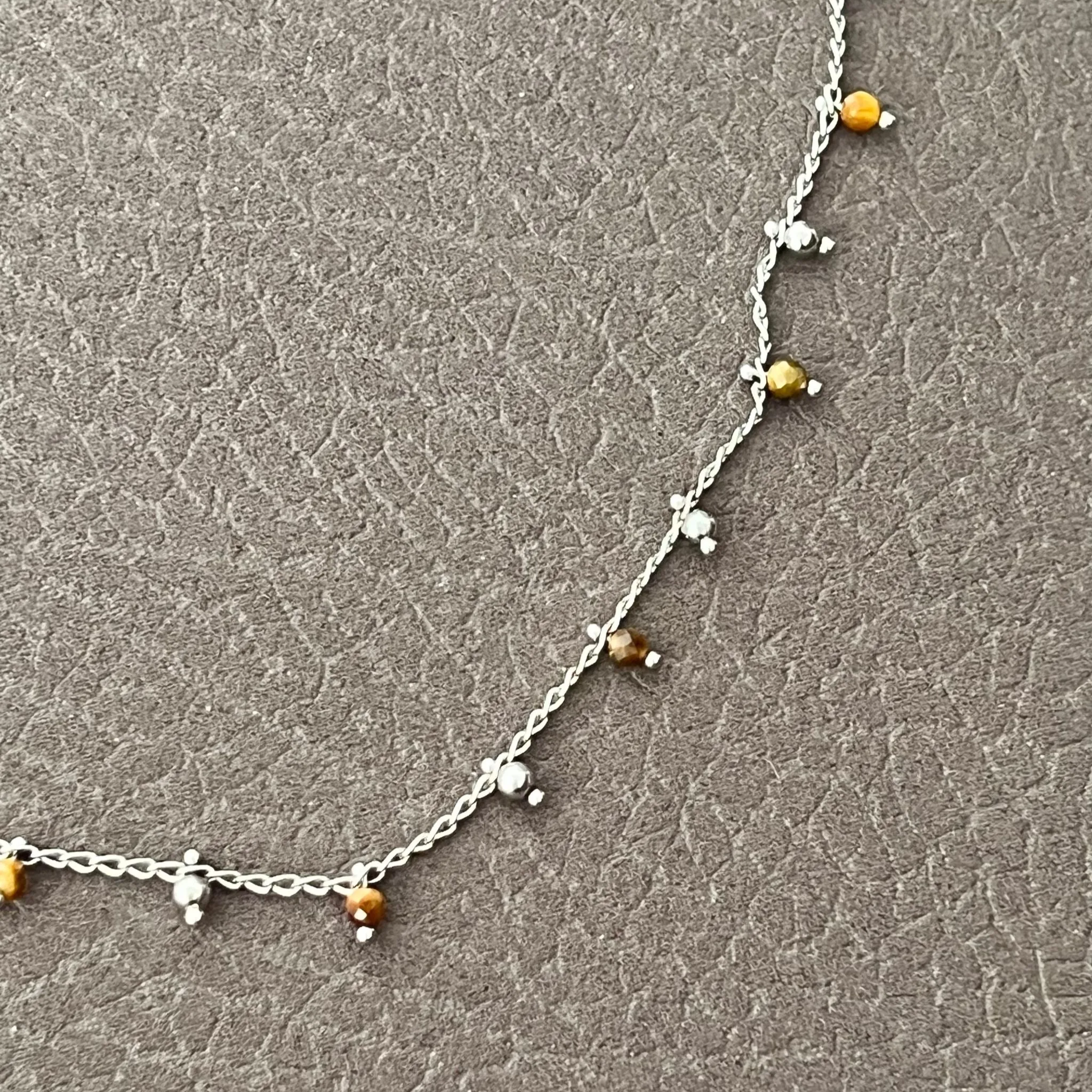 Golden Tigereye Choker Necklace SHW