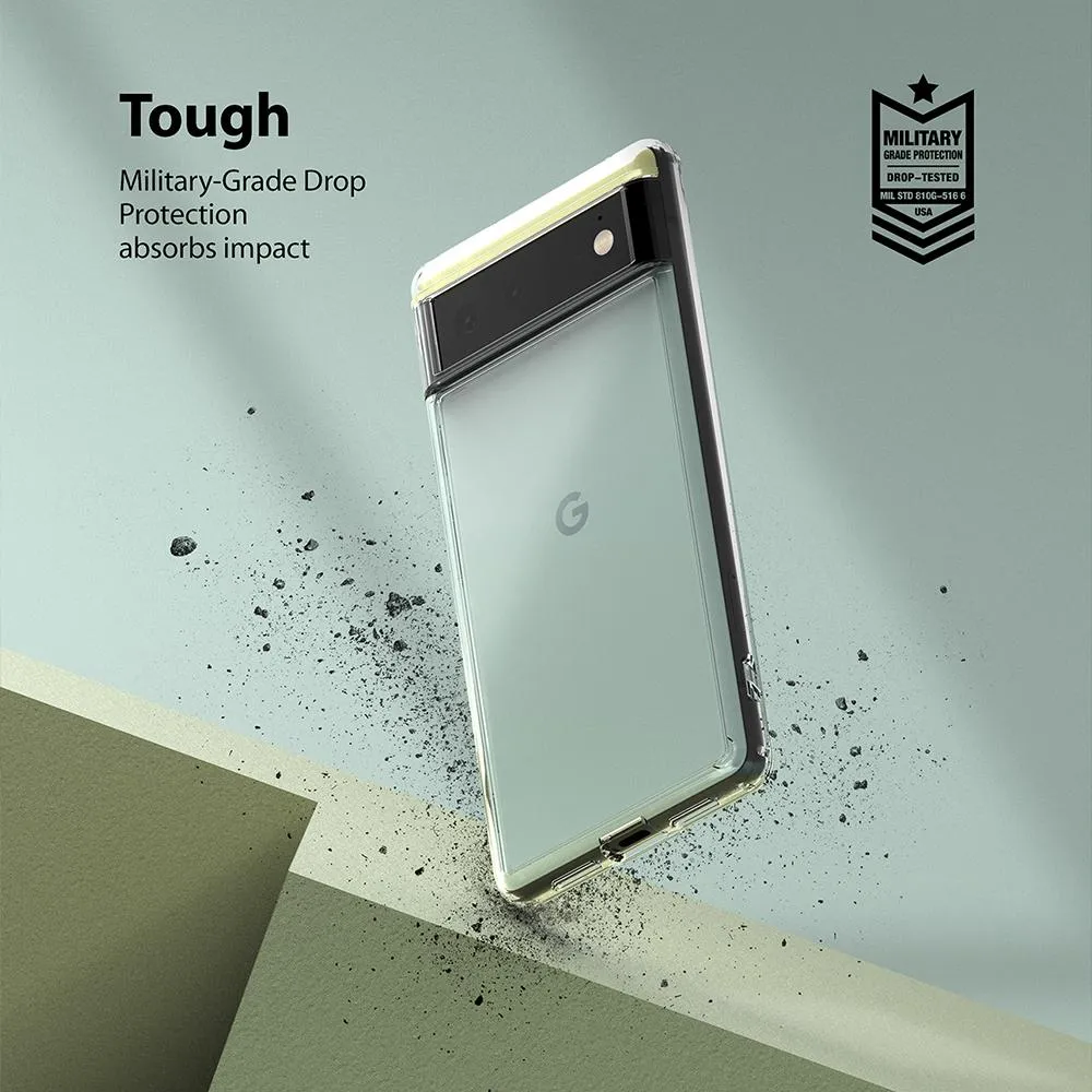Google Pixel 6 Case Cover| Fusion Series| Clear