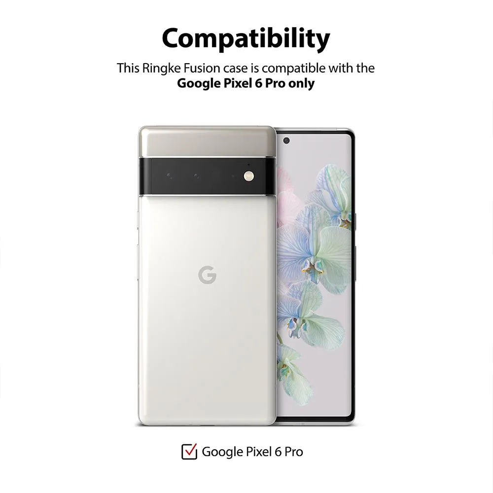 Google Pixel 6 Pro Case Cover| Fusion Series| Clear