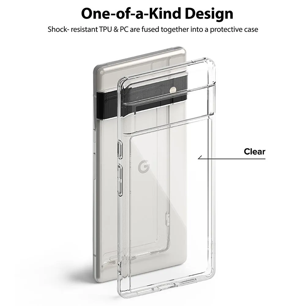 Google Pixel 6 Pro Case Cover| Fusion Series| Clear
