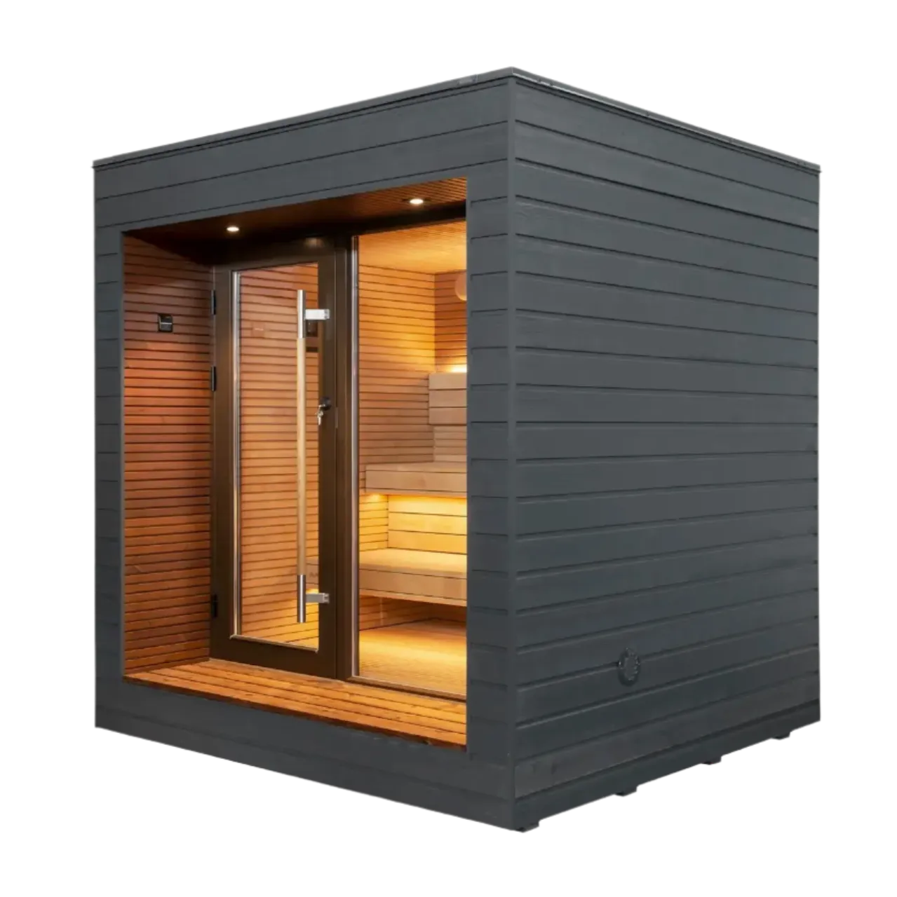 HealthHQ Aurora Outdoor Traditional Cabin Sauna