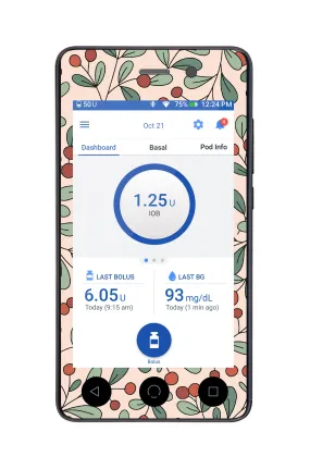 Holly Berries Omnipod DASH™