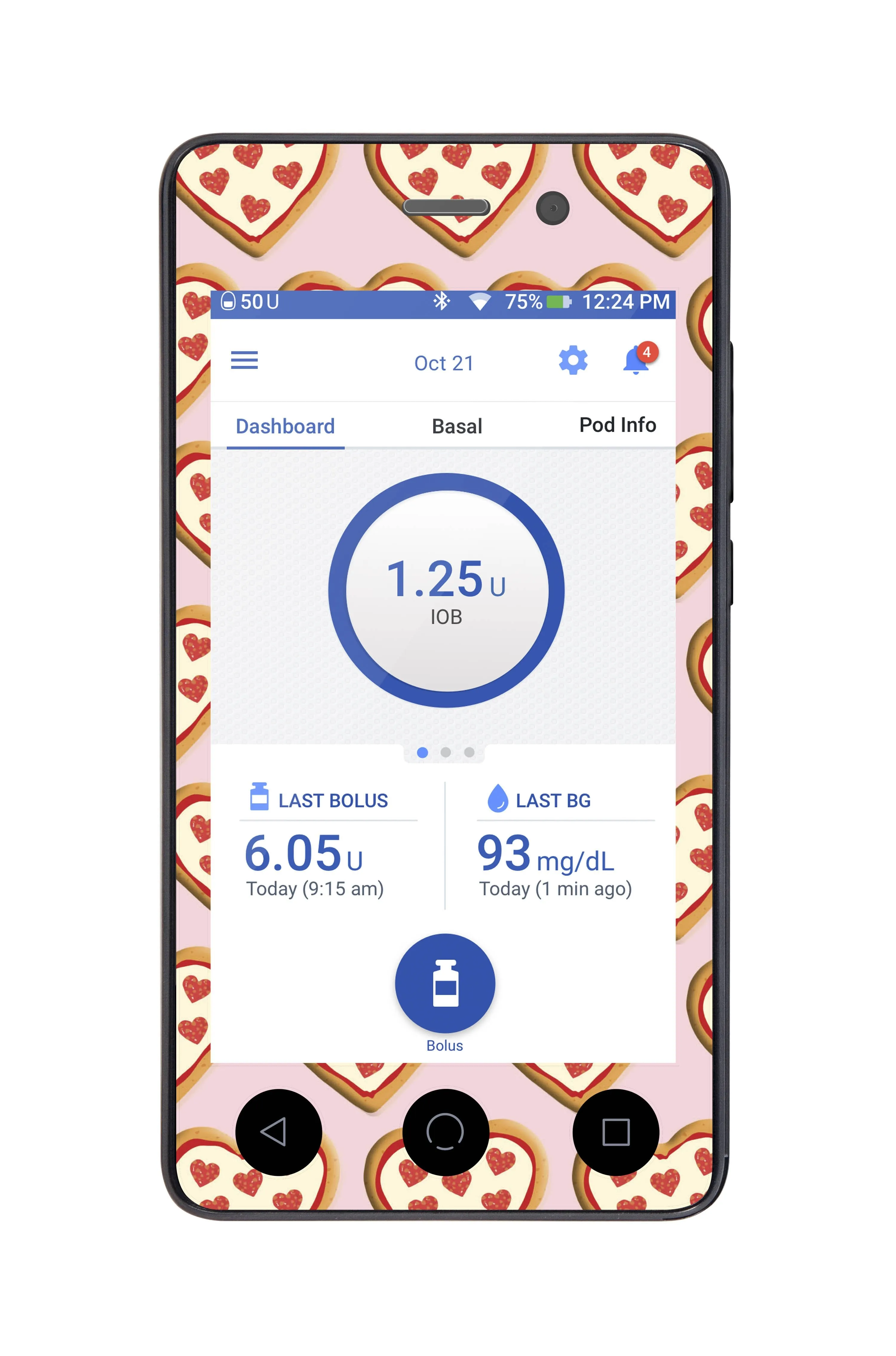 I Heart Pizza Omnipod DASH™