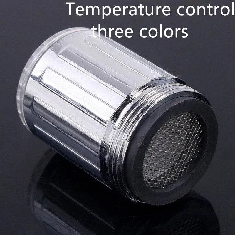 Intelligent LED Temperature Sensitive Faucet Shower 3-Color Light-up