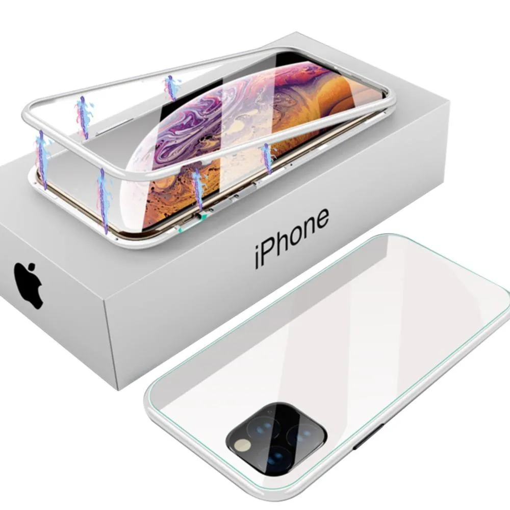 iPhone 11 Electronic Auto-Fit Magnetic Glass Case