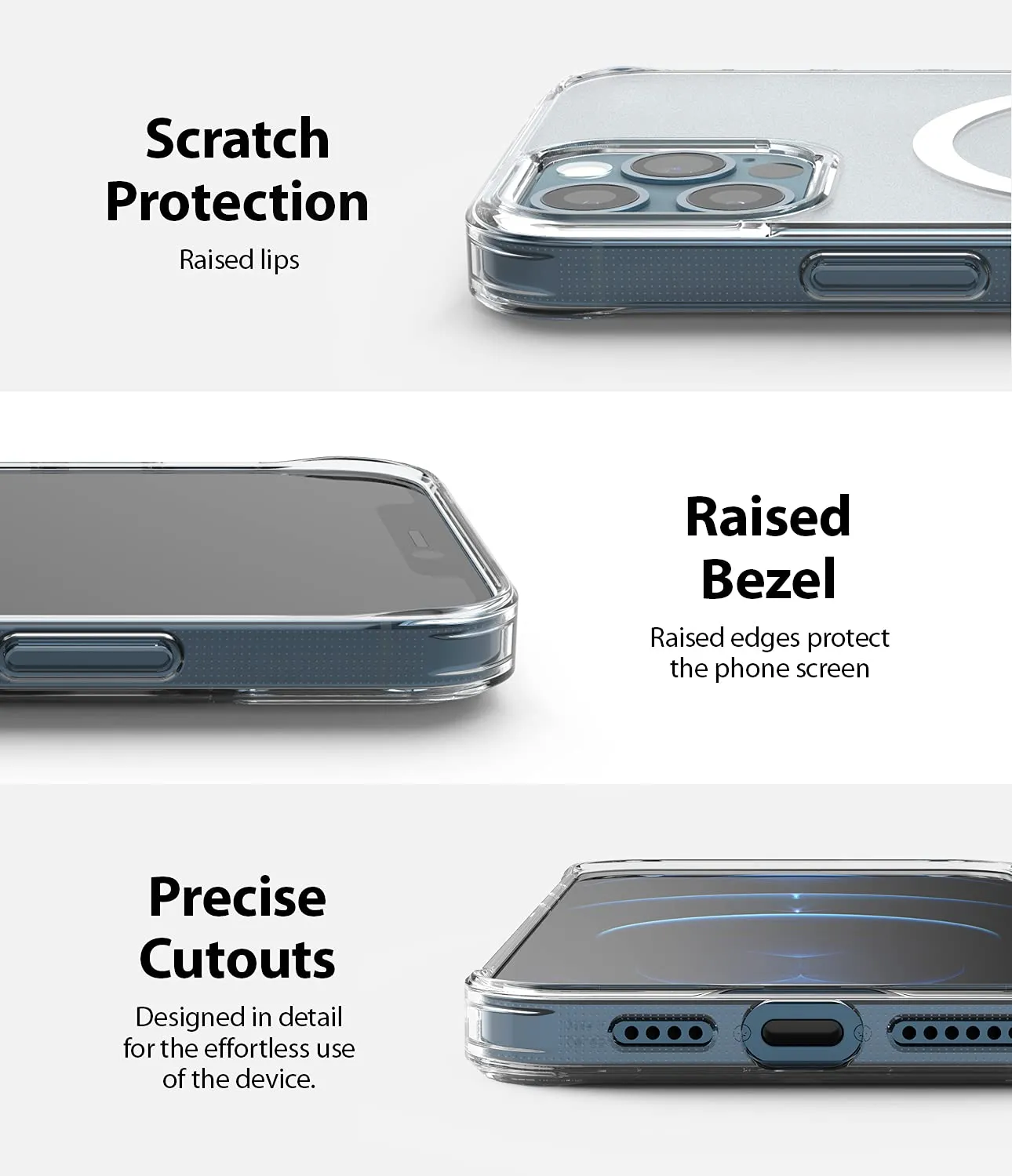 iPhone 12 Pro Max Back Cover Case | Fusion Magnetic -  Matte Clear