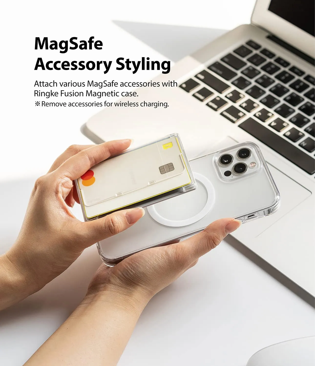 iPhone 12 Pro Max Back Cover Case | Fusion Magnetic -  Matte Clear