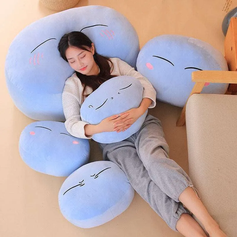 Kawaii Moody Blue Slime Cushions