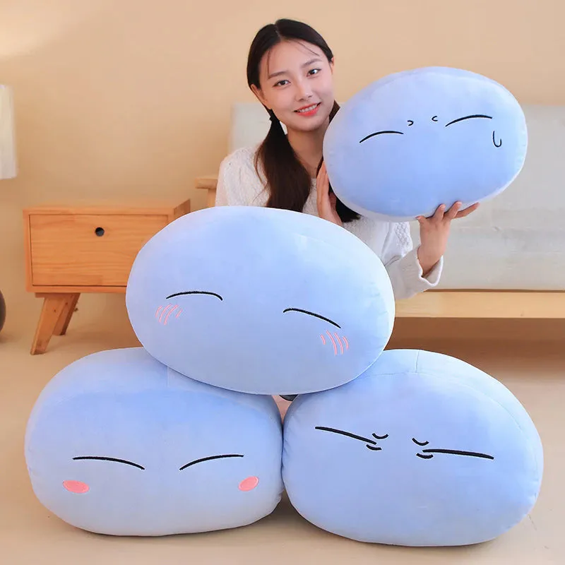 Kawaii Moody Blue Slime Cushions