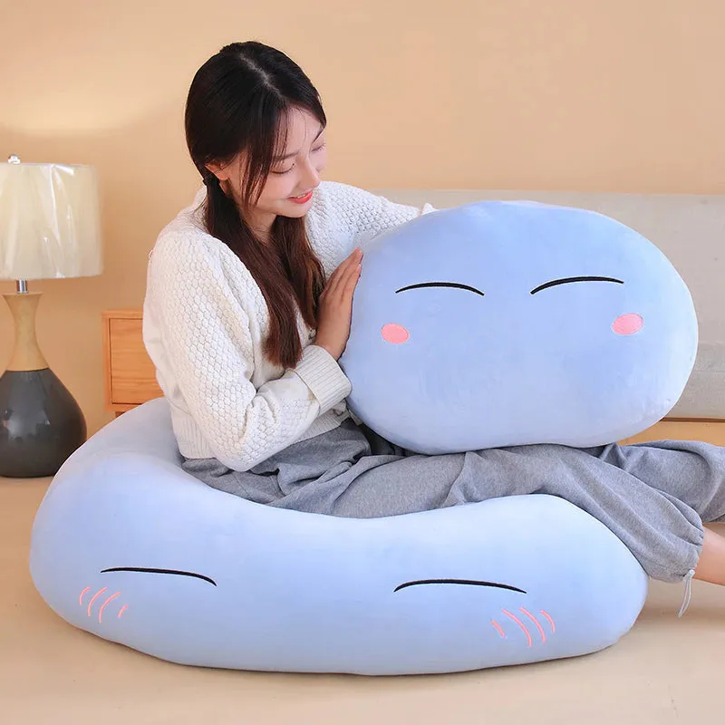 Kawaii Moody Blue Slime Cushions