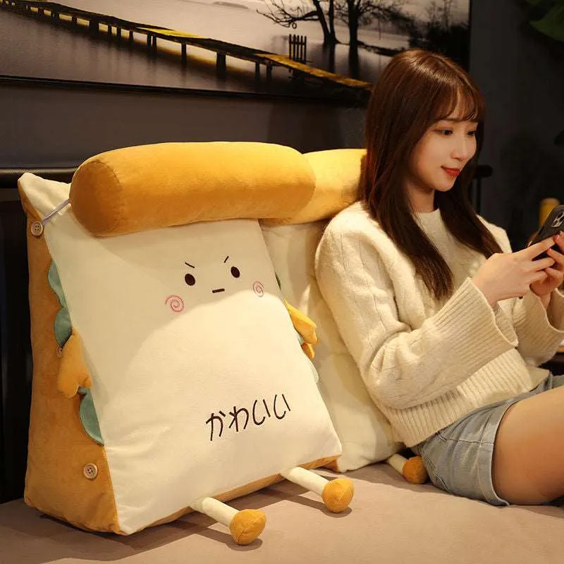 Kawaii Moody Bread Cushions