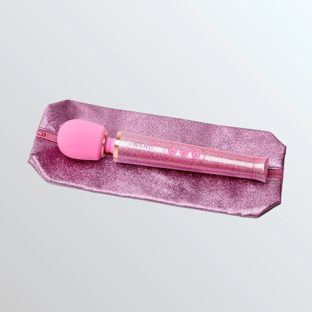 Le Wand 'All that Glimmers' Small Wand Vibrator - Pink