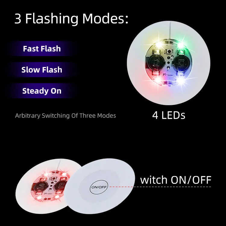 LED Bottle Coaster Sticker for Drinks(100Pck)