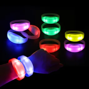 LED Light Up Wristband for Events(200PCS GFB005 Bracelets 1 GFC004 Controller)