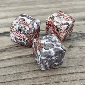 Leopardskin Jasper Crystal Cube