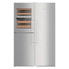 Liebherr SBSES8486 121cm Side By Side Biofresh-Plus Fridge Icemaker & Wine Storage