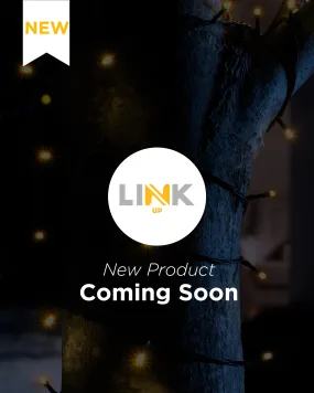 LINK UP LED String Lights, Black Cable, Warm White