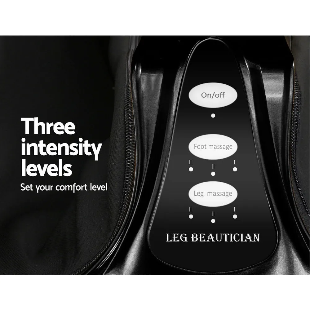Livemor Foot Massager Ankle Calf Leg Massagers Shiatsu Kneading Rolling - Black