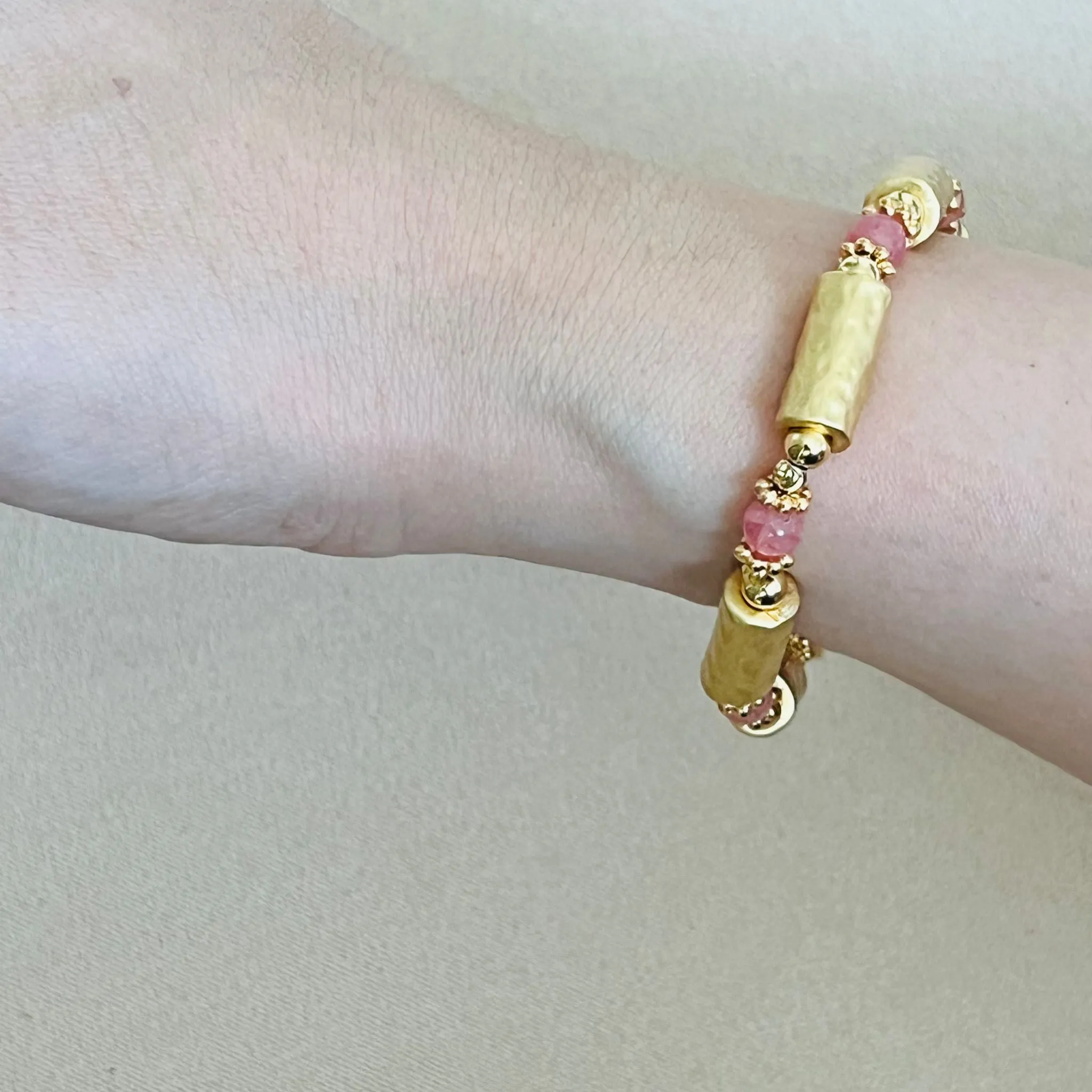 Lucky 6 Rhodochrosite Bracelet