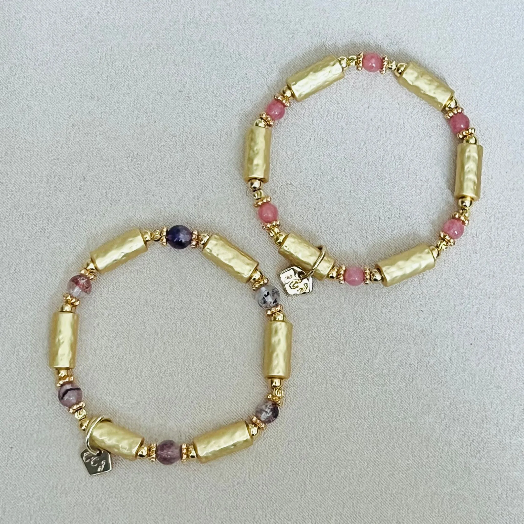 Lucky 6 Rhodochrosite Bracelet