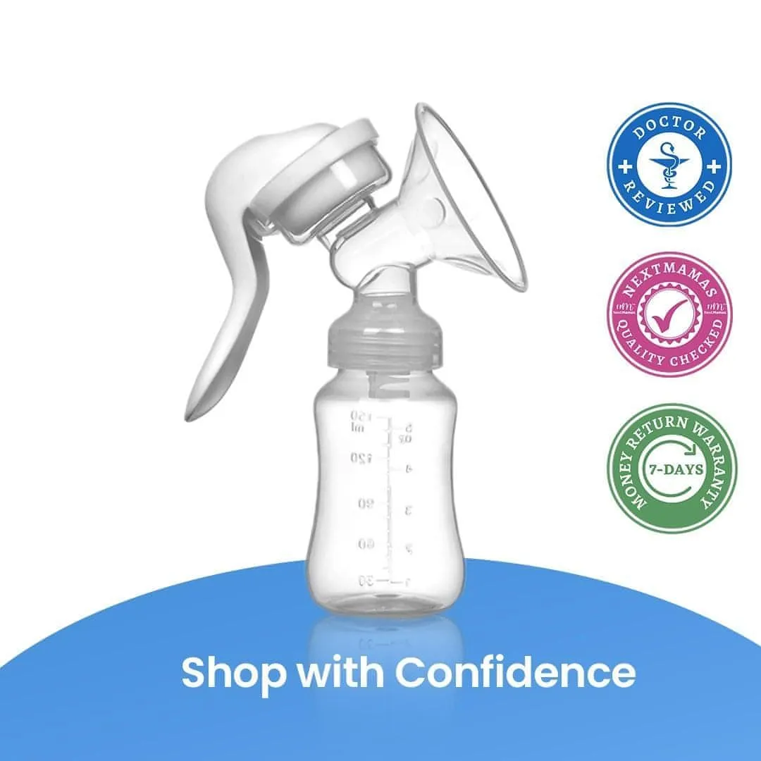 Manual Breast Pump with Pacifier Set | Portable & No Electricity Required