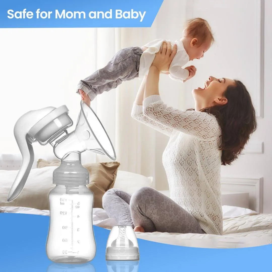 Manual Breast Pump with Pacifier Set | Portable & No Electricity Required