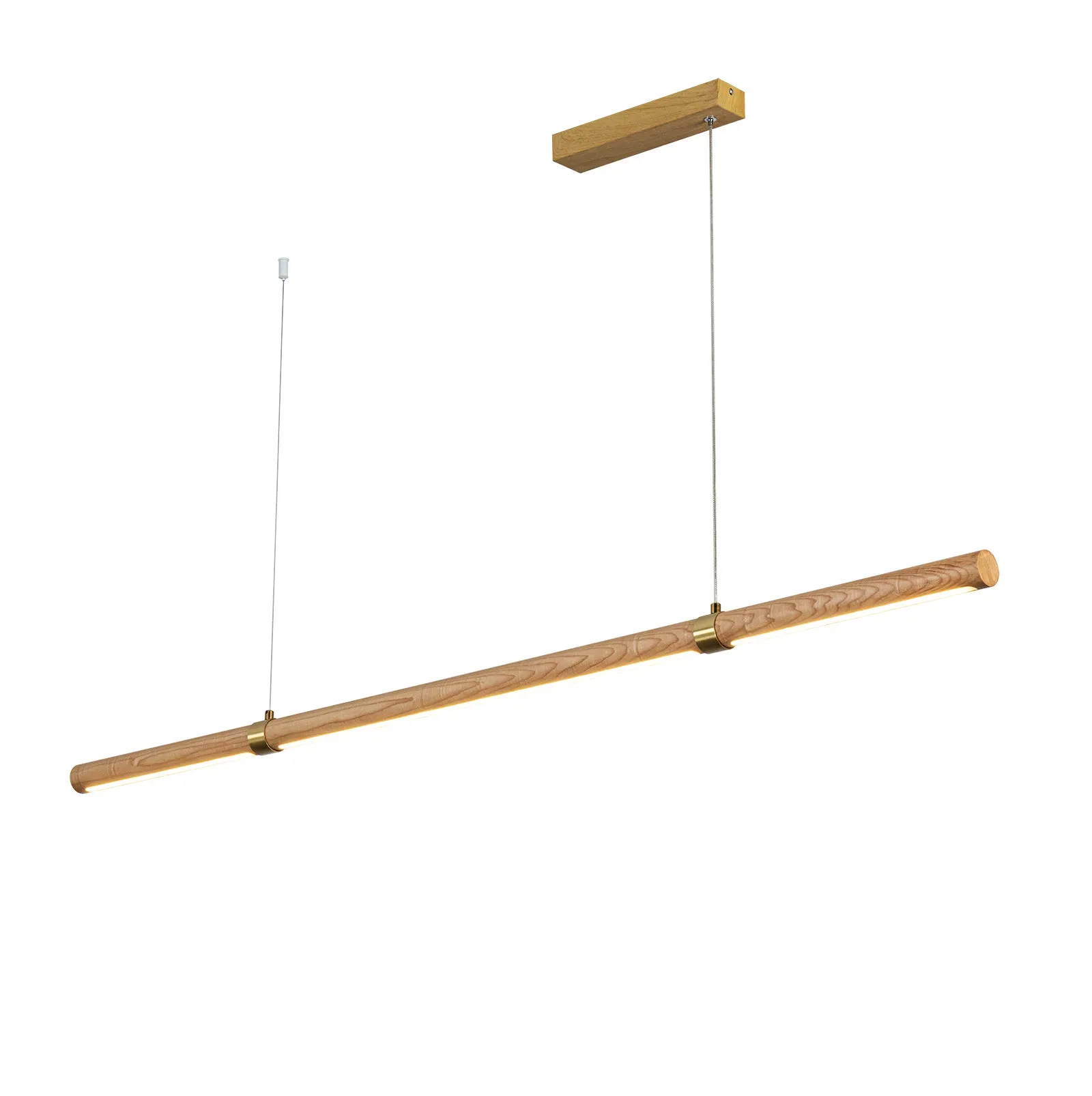 MAPLE Dimmable LED Solid Natural Wood Linear Light 3CCT Selectable Kitchen Bench top for Dinning Room