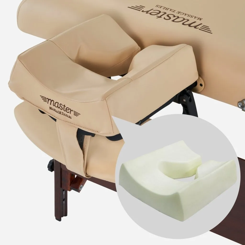 Master Massage 30'' DEL RAY Portable Massage Table Package with THERMA-TOP® - Built-In Adjustable Heating System for Extreme Comfort