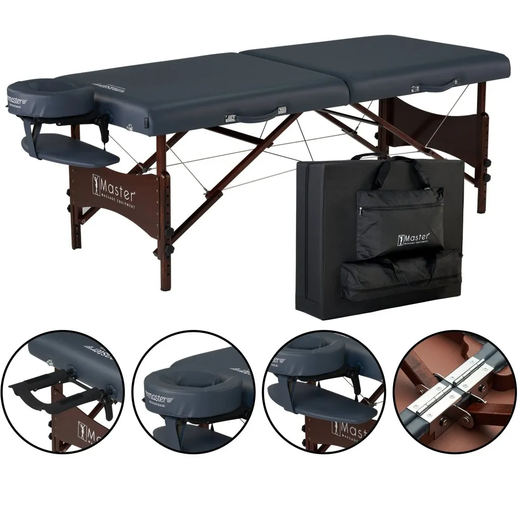 Master Massage® 30'' Newport Portable Massage Table Package / with Ambient Light System
