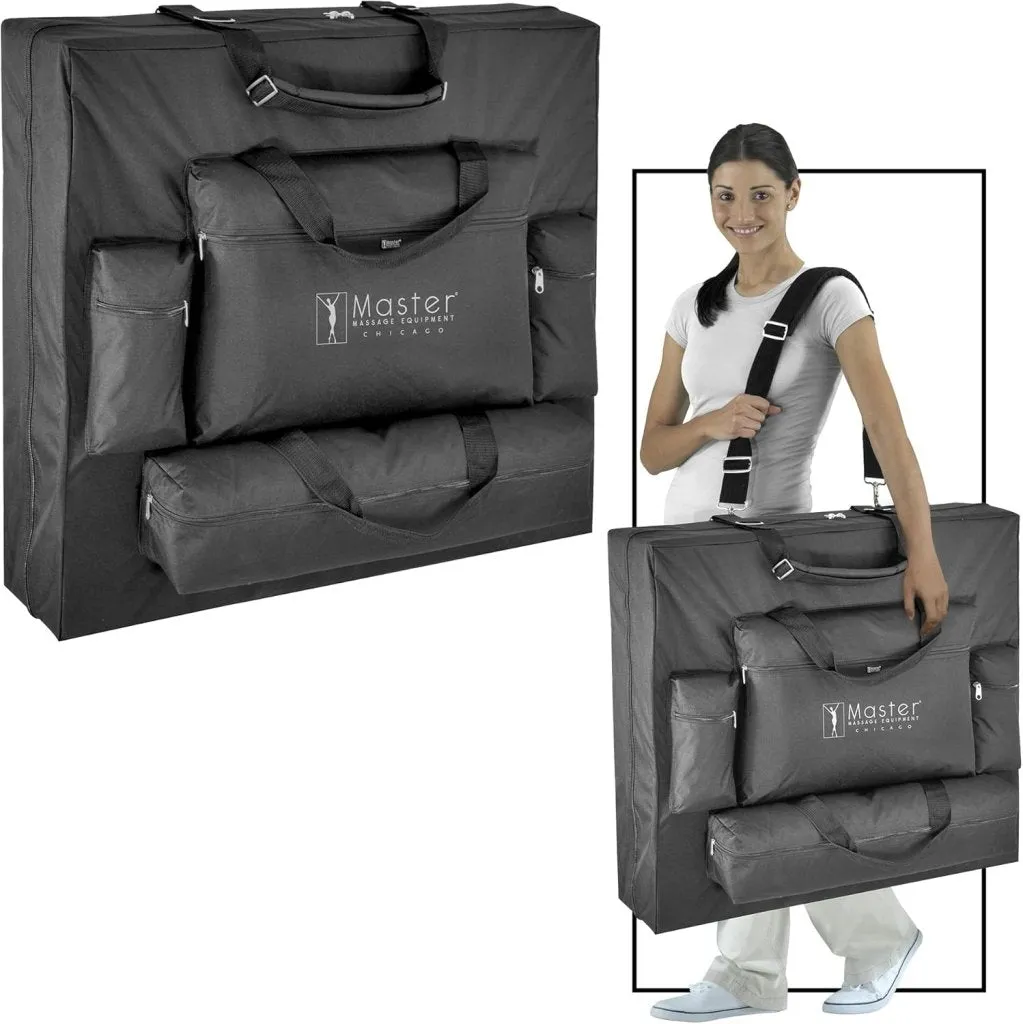 Master Massage® 31'' SpaMaster LX Table Salon Portable Massage Table Package - Lift-Back Action