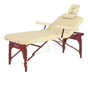 Master Massage® 31'' SpaMaster LX Table Salon Portable Massage Table Package - Lift-Back Action
