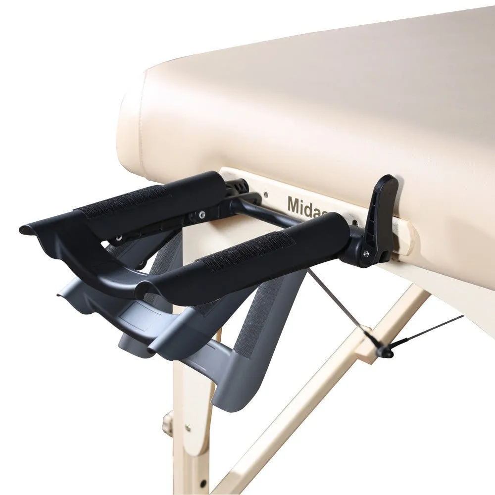 Master Massage® 31'' SpaMaster LX Table Salon Portable Massage Table Package - Lift-Back Action