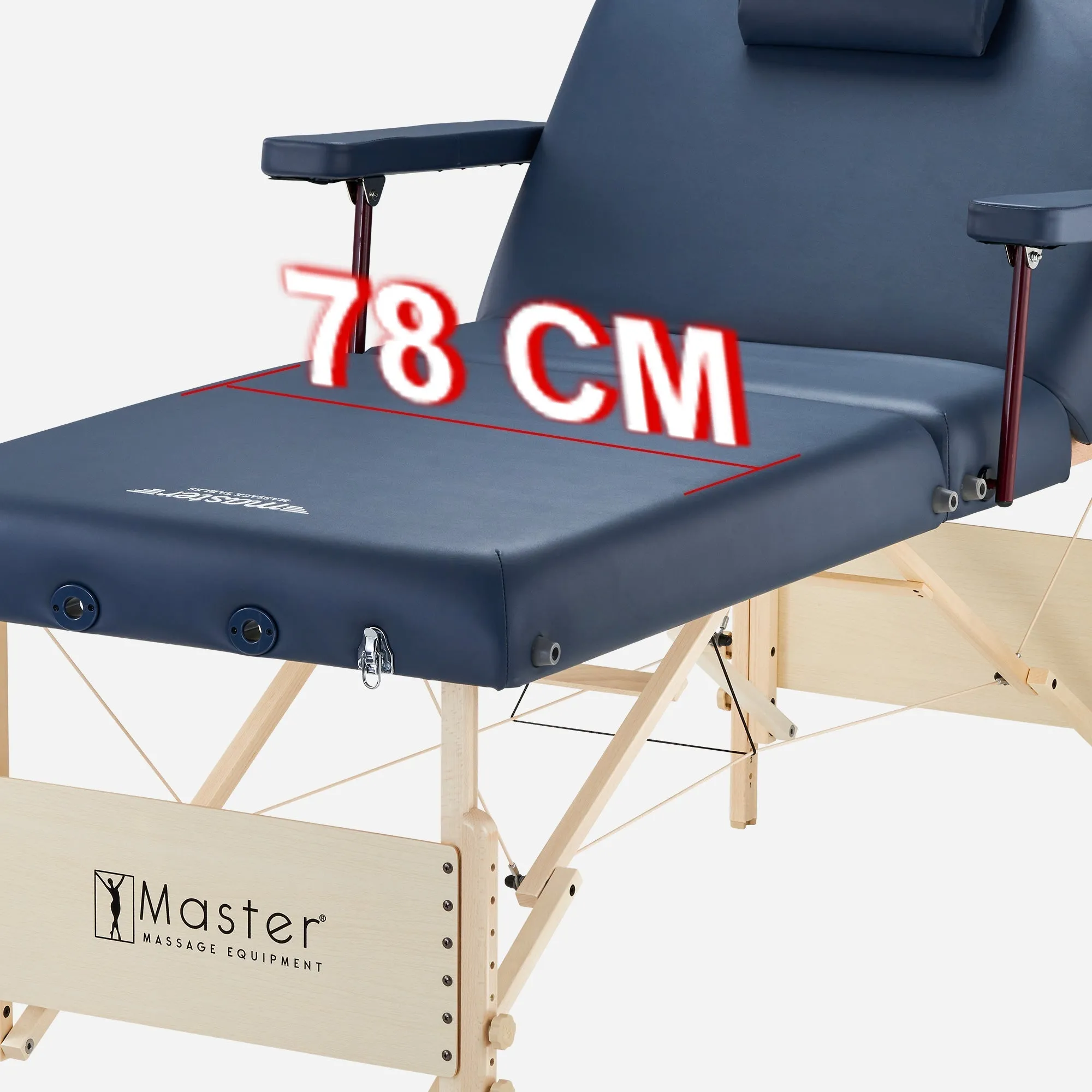Master Massage CORONADO SALON Portable Massage Table Package with Lift Back Action - 78 cm