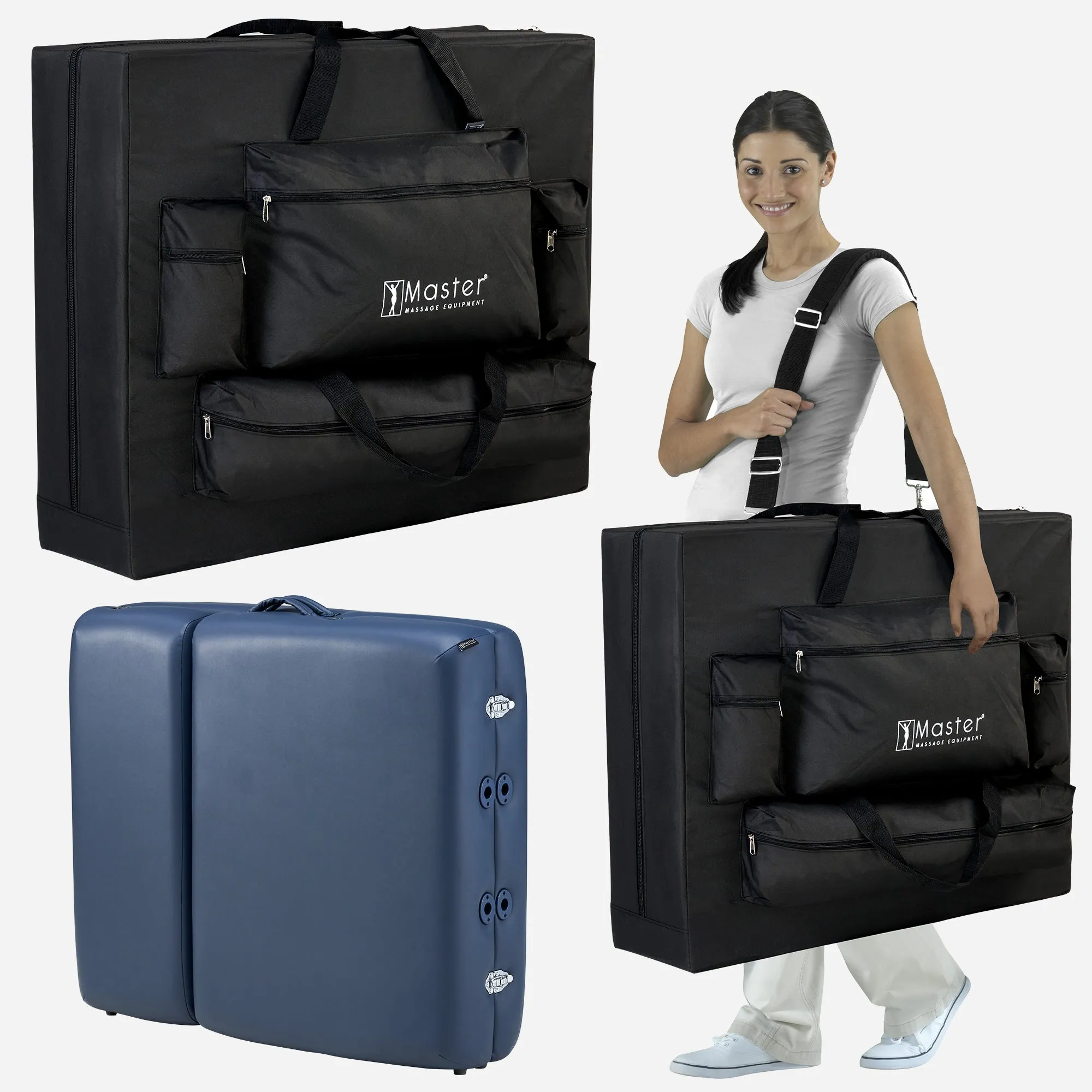 Master Massage CORONADO SALON Portable Massage Table Package with Lift Back Action - 78 cm
