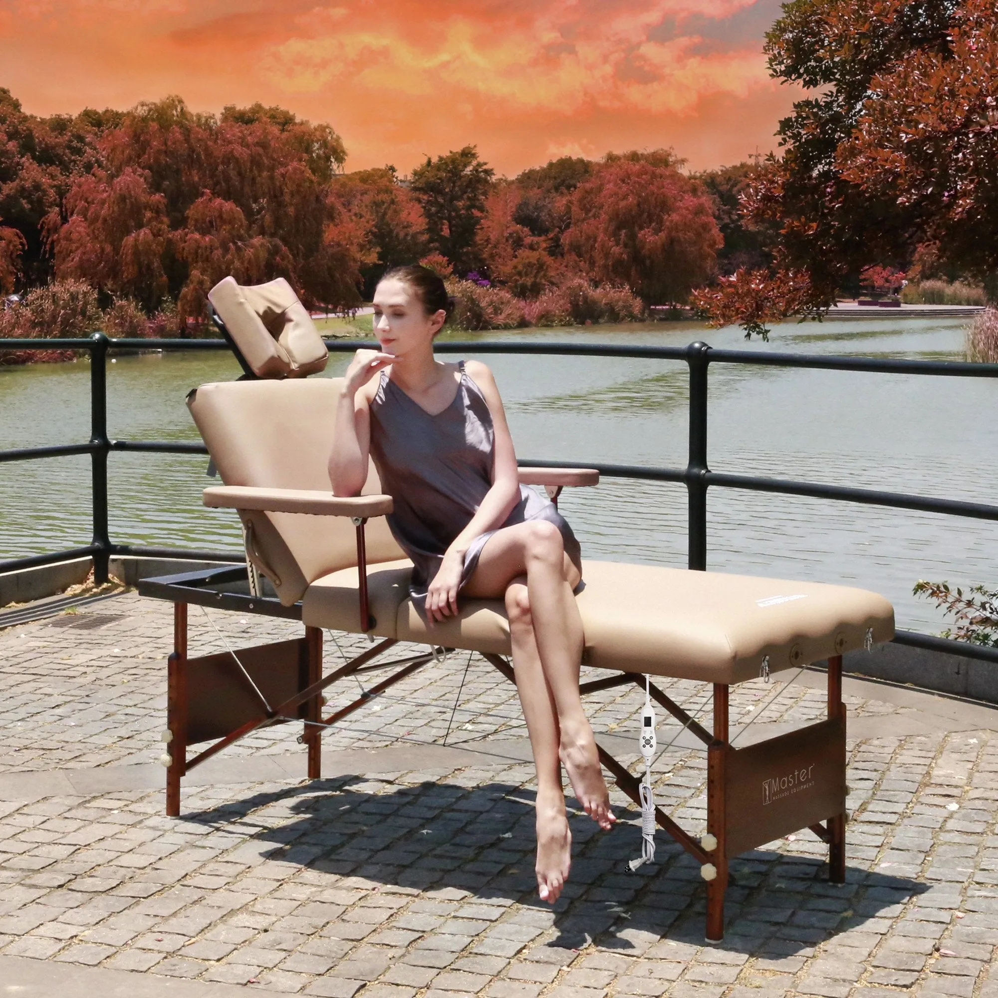 Master Massage DEL RAY SALON Portable Massage Table Package with Therma-Top - 71cm