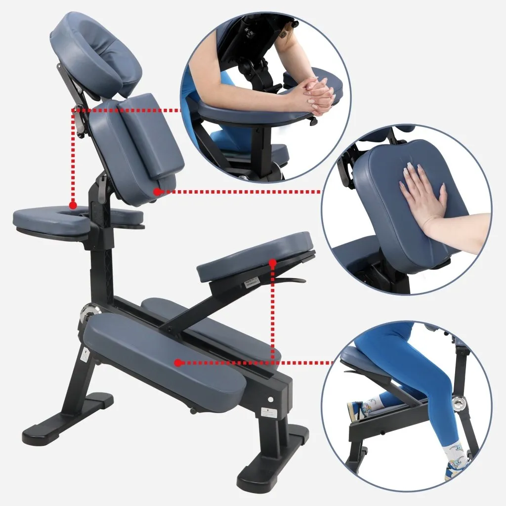 Master Massage® - Master Massage Gymlane Portable Massage Chair Royal Blue